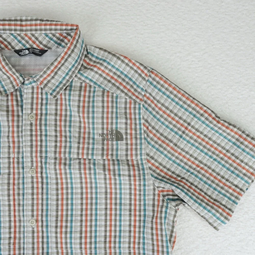 The North Face‎ Vented Outdoors Shirt Mens Large Short Sleeve Hiking Shirt
